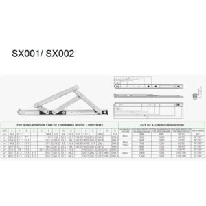 Friction-Stay-SX001-SX002-dimension