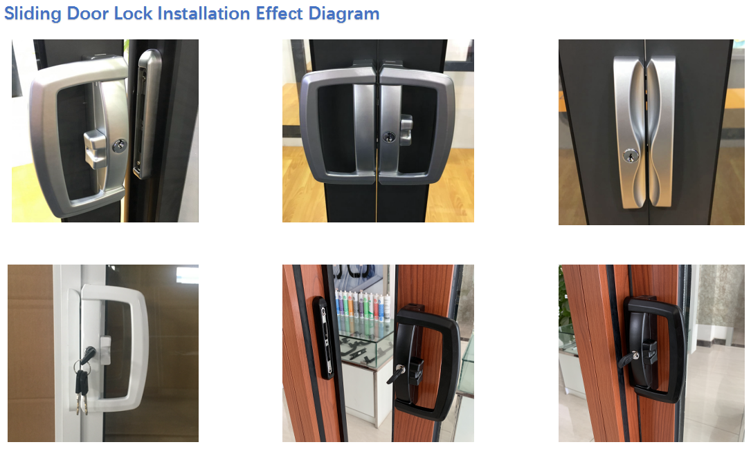 How to install sliding door locks Sherma Handles Locks Hinges Limiter Arms Window