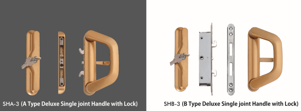 single sliding door handle