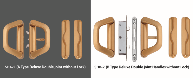 sliding door handle lock SHA