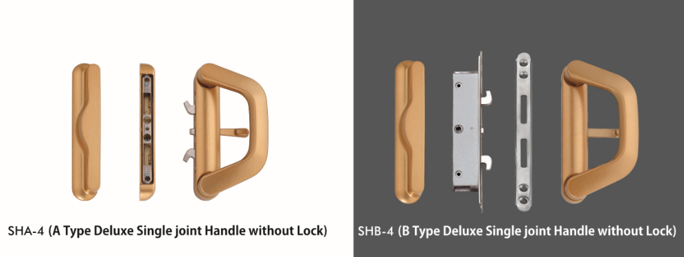 sliding door handle lock